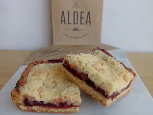 Cuadrado de dulce de ciruela