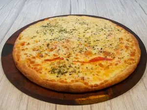 Pizza 1/2 de muzza y provolone