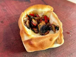 Canastita de champiñón