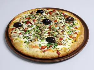 Pizza con champiñones