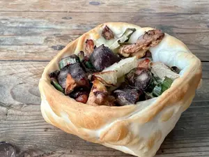 Empanada de morcilla