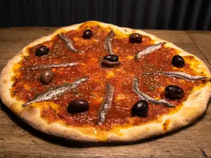 Pizza con anchoas