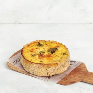 Tarta individual brocoli