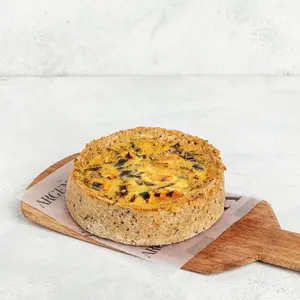 Tarta pollo y puerro