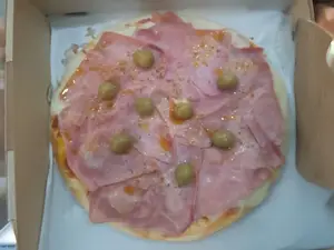 Pizza de jamón
