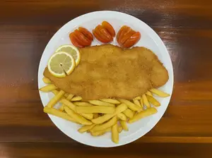 Supremas de pollo con fritas