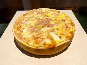 Tarta de jamón y queso