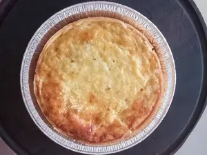 Tarta de queso y cebolla