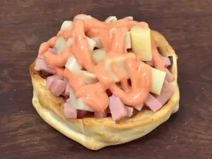 Canastita jamón y palmitos