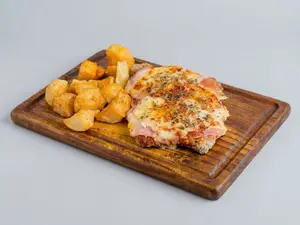Milanesa napolitana c/papas
