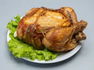 Pollo al spiedo c/ papas