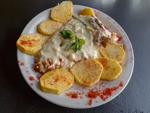 Deshu al roquefort con espa
