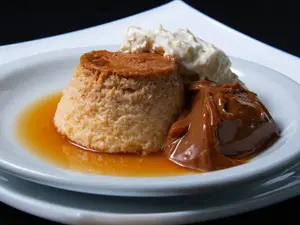 Flan casero mixto
