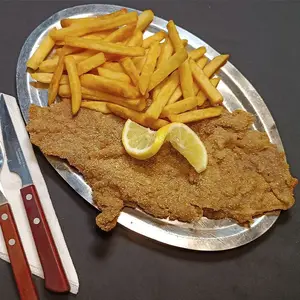 Milanesa de carne + fritas