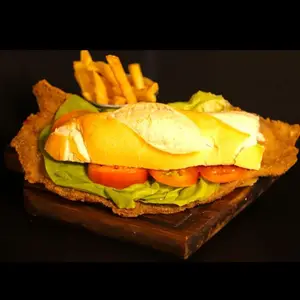 Sandwich mila + papas fritas