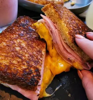 Tostado de jamón y queso