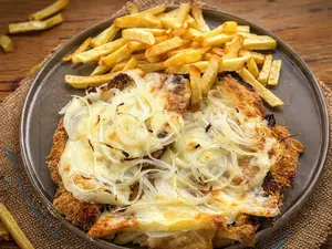 Milanesa fugazzeta