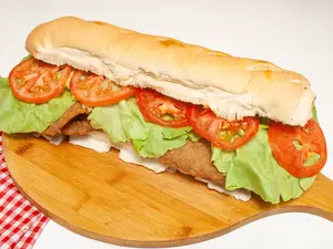 Sándwich de milanesa completo