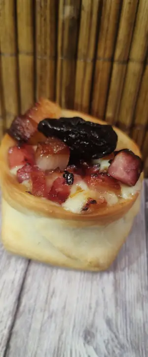 Panceta y ciruela