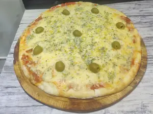 Pizza con Roquefort