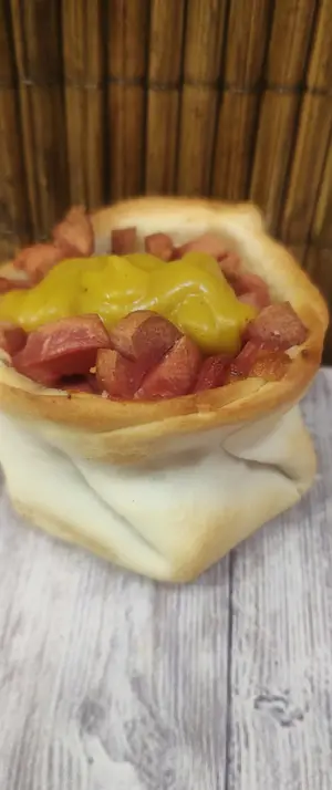 Salchicha y mostaza