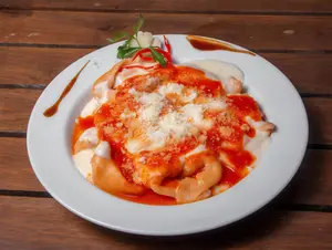 Agnolotis de calabaza y queso