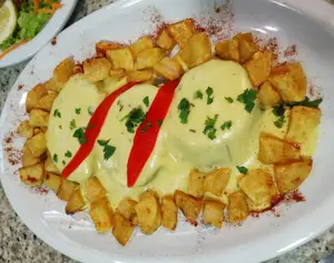 Menú- bondiola de cerdo a la mostaza c/ papas