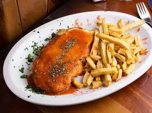 Menú-suprema pollo napolitana