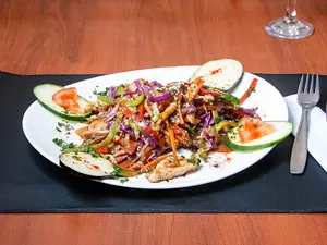 Wok de verduras c/pollo