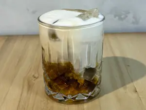 Iced flat white