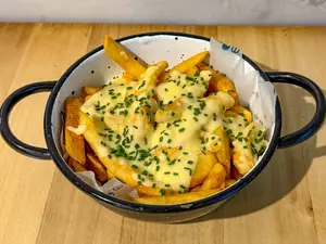 Papas baston la cochera