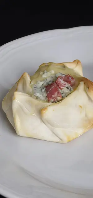 Canastita calabresa con roque