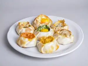 Canastita de calabaza y pollo