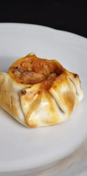 Canastita de pollo barbacoa