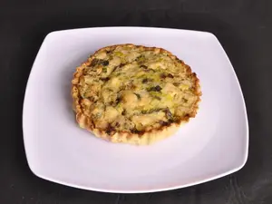 Tartine indiv pollo y puerro