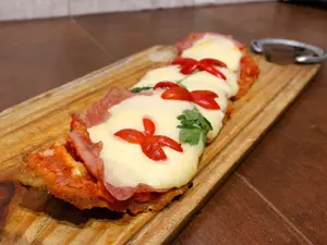 Milanesa Napolitana Grande Sin Guarnición