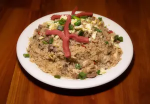 Arroz chaufa mixto