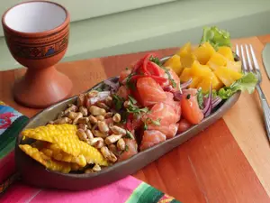Ceviche de salmón