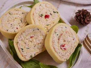 Pionono de pollo