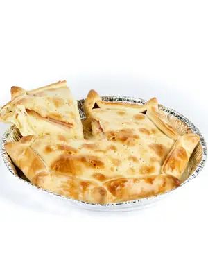 Tarta de jamón y queso