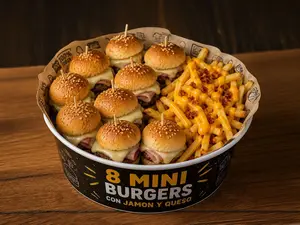 Balde de mini burger