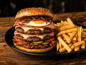 Mortal kombat burger