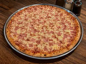 Pizza grande de jamon