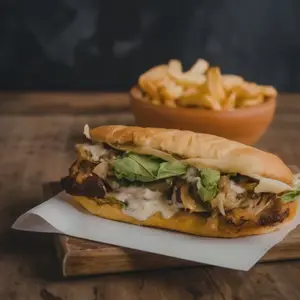 Sándwich de bondiola chic