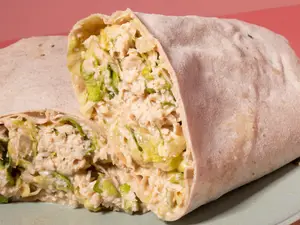 Wrap Caesar Pollo Desmenuzado