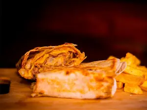Wrap philly cheese