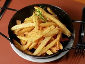 Porción de papas fritas