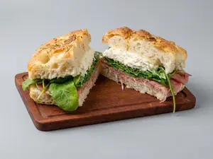 Focaccia burrata