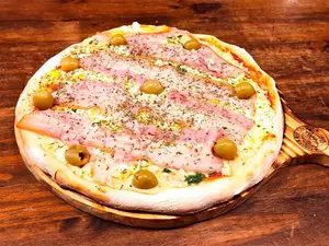 Pizza con panceta
