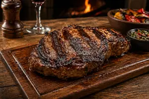 Porción de bife de chorizo